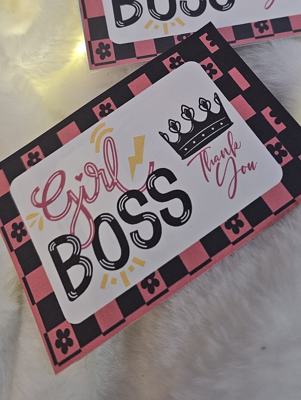 30 Girl Boss Thank You Cards New Design - Picture 2 of 3